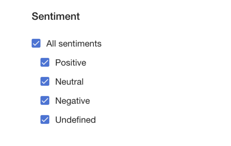 positive, negative, neutral sentiment in determ
