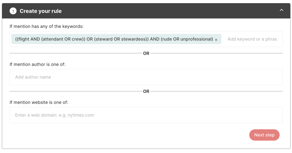 creating an automated action for sentiment in determ 